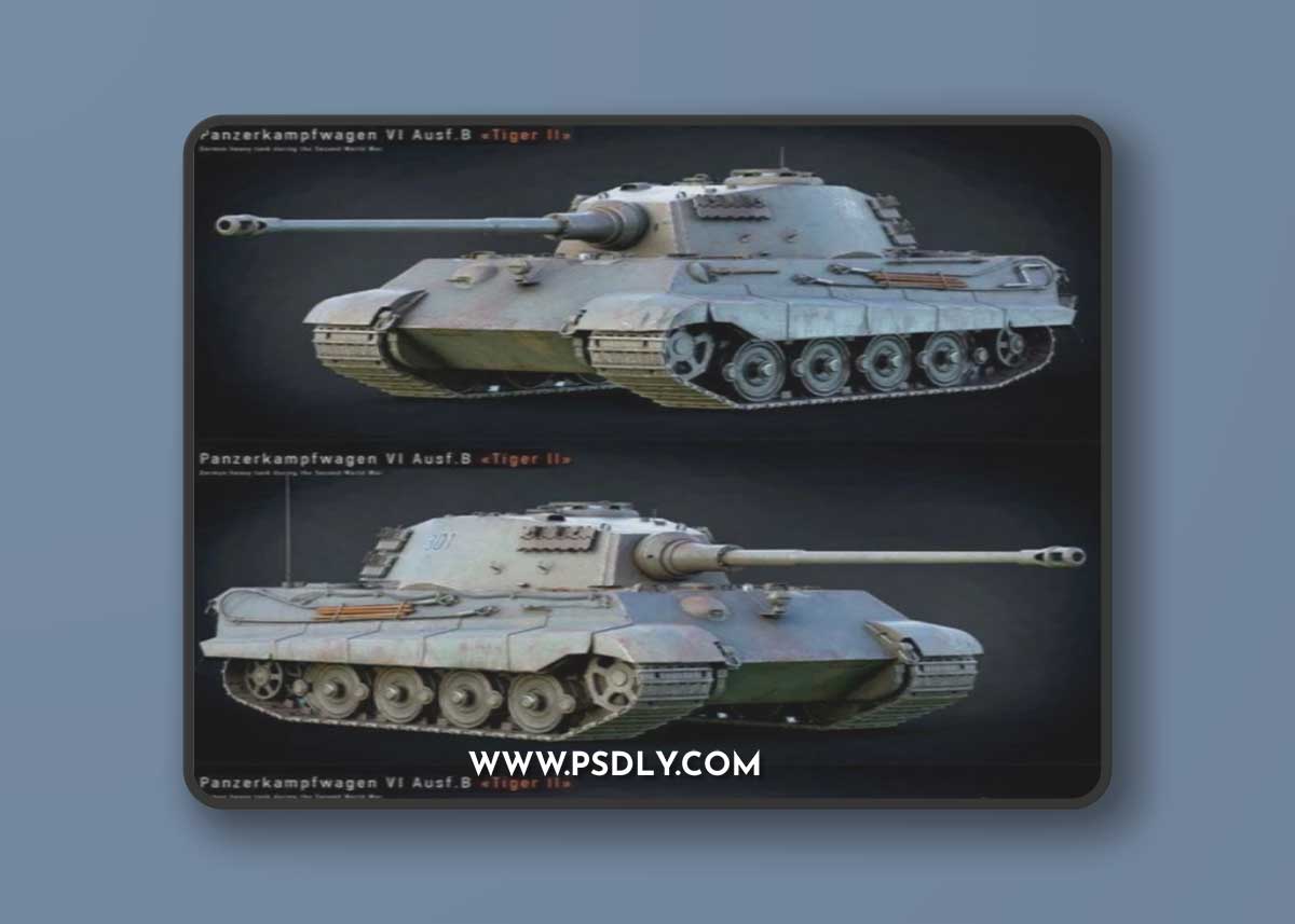 Unreal Engine - WW2 Tank – Tiger 2 – Advanced Tank Blueprint