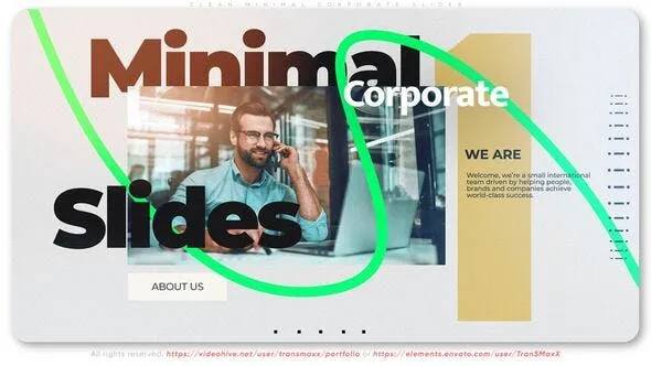 Videohive Clean Minimal Corporate Slides 49278828