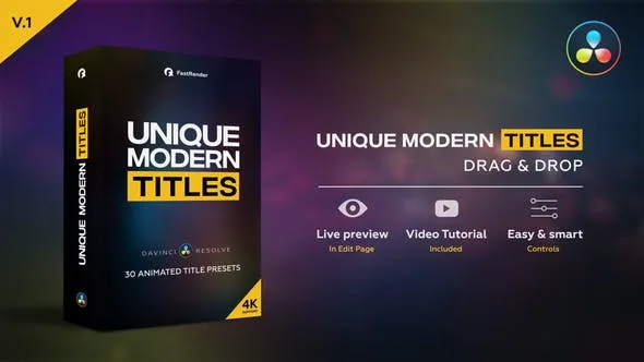 Videohive Modern Unique Titles 29935530
