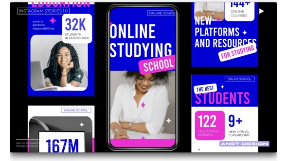 Videohive Online Challenge Study Stories 49535443