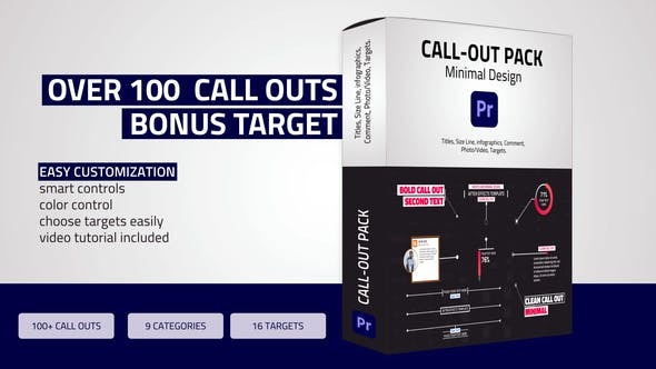 Videohive Unique Call - Outs Pack 44568448