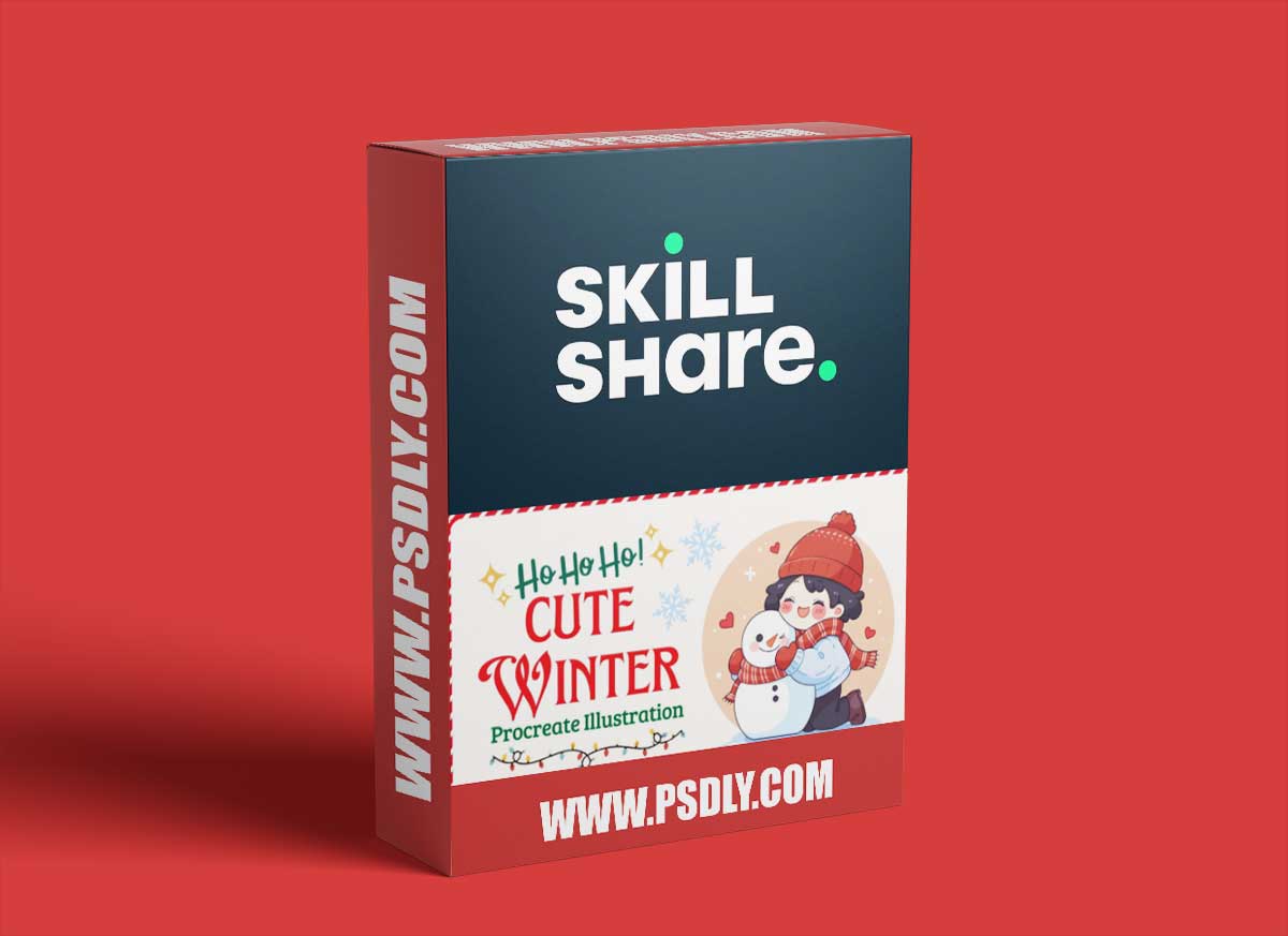 Frosty Friends: Drawing Cute Kids Building Snowmen | Procreate