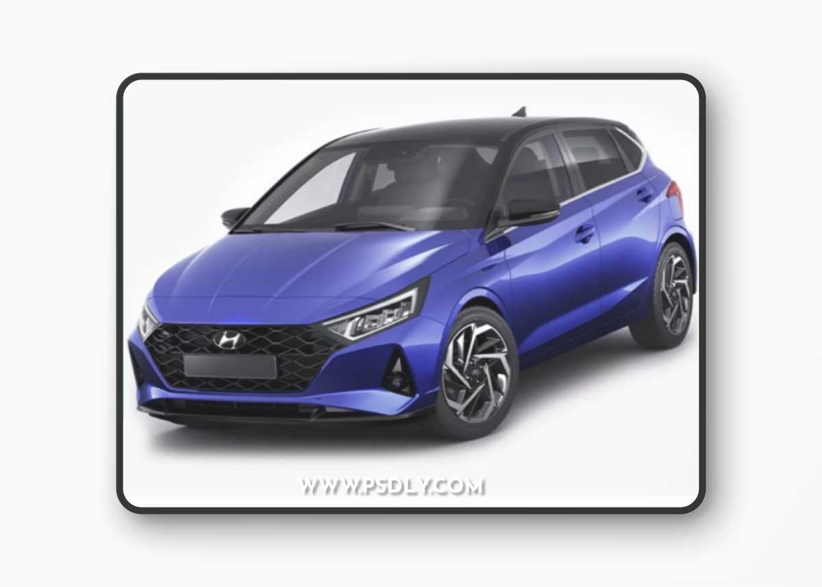Hyundai i20 2021 3D Model