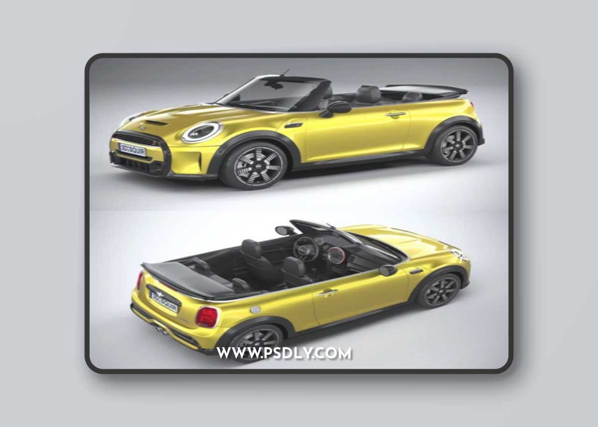 Mini Cooper S Convertible 3D Model