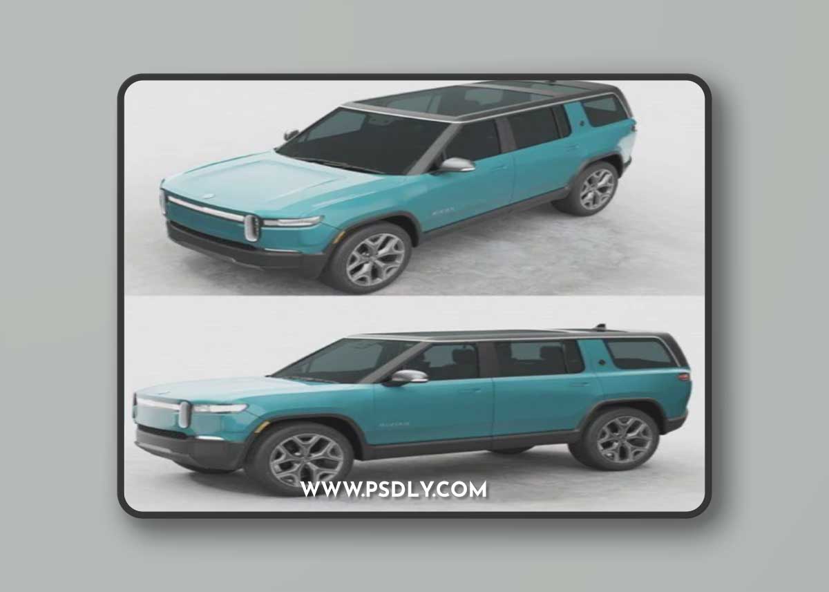 Rivian R1S Explore 2022 3D Model