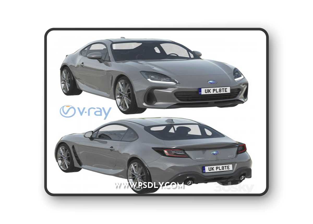 Subaru BRZ 2022 3D Model