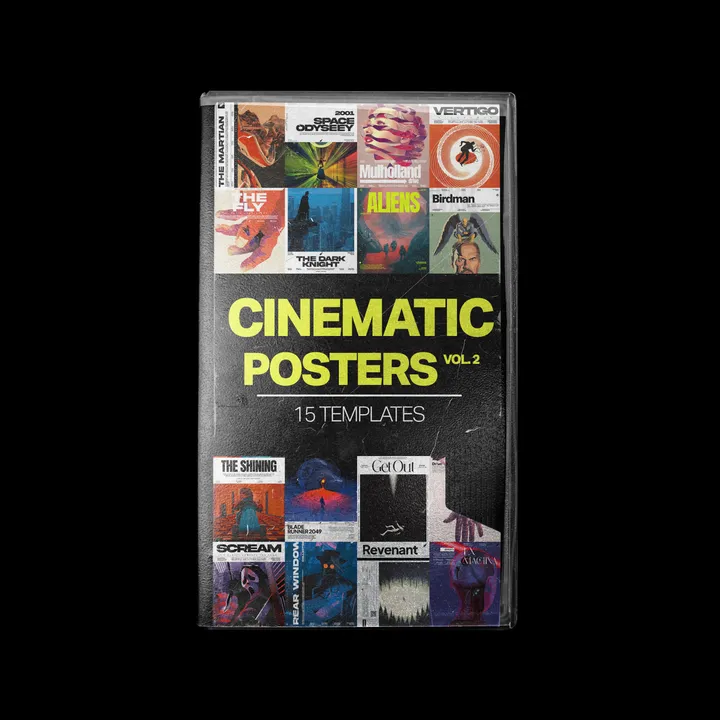 Tropic Colour Cinematic Social Media Poster Templates Vol 2