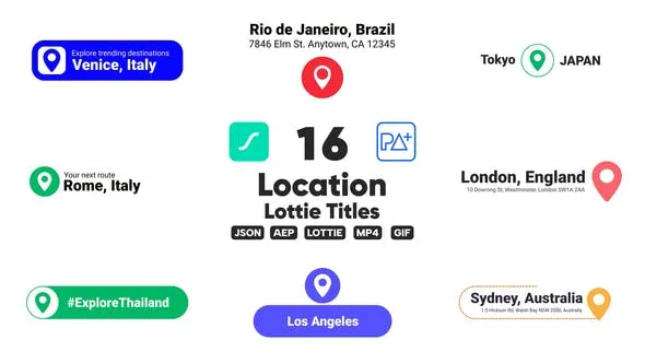 Videohive Location Lottie Titles 50071271