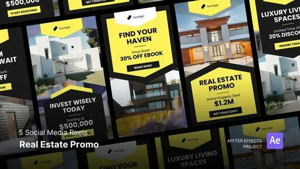 Videohive Social Media Reels - Food Promo After Effects Template 49852845