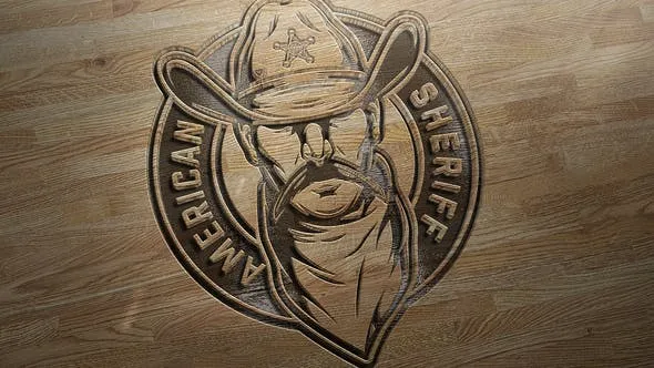 Videohive Woodcut Mockup Logo 49888503