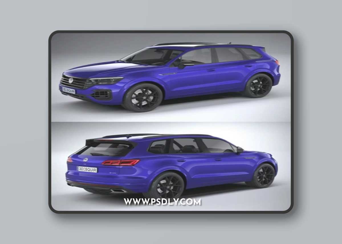 Volkswagen Touareg R 2021 3D Model