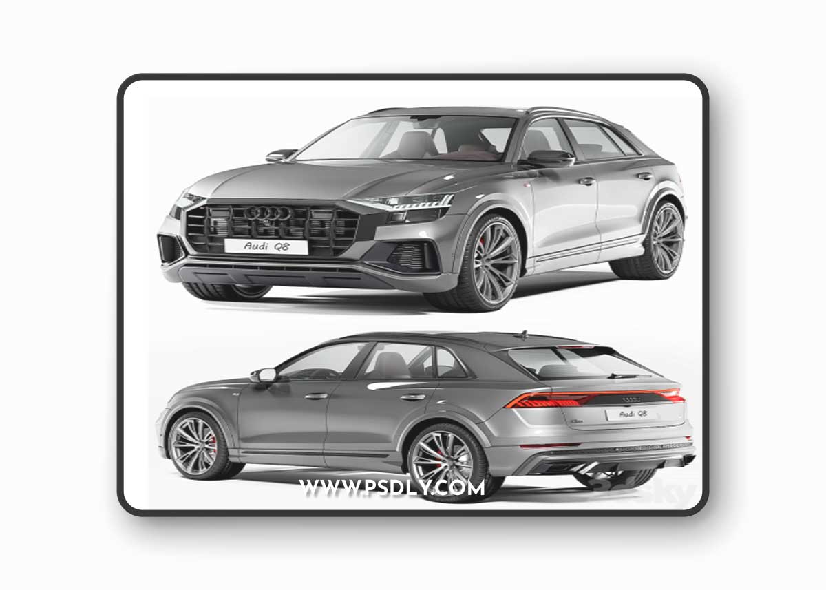 Audi Q8 3D Model