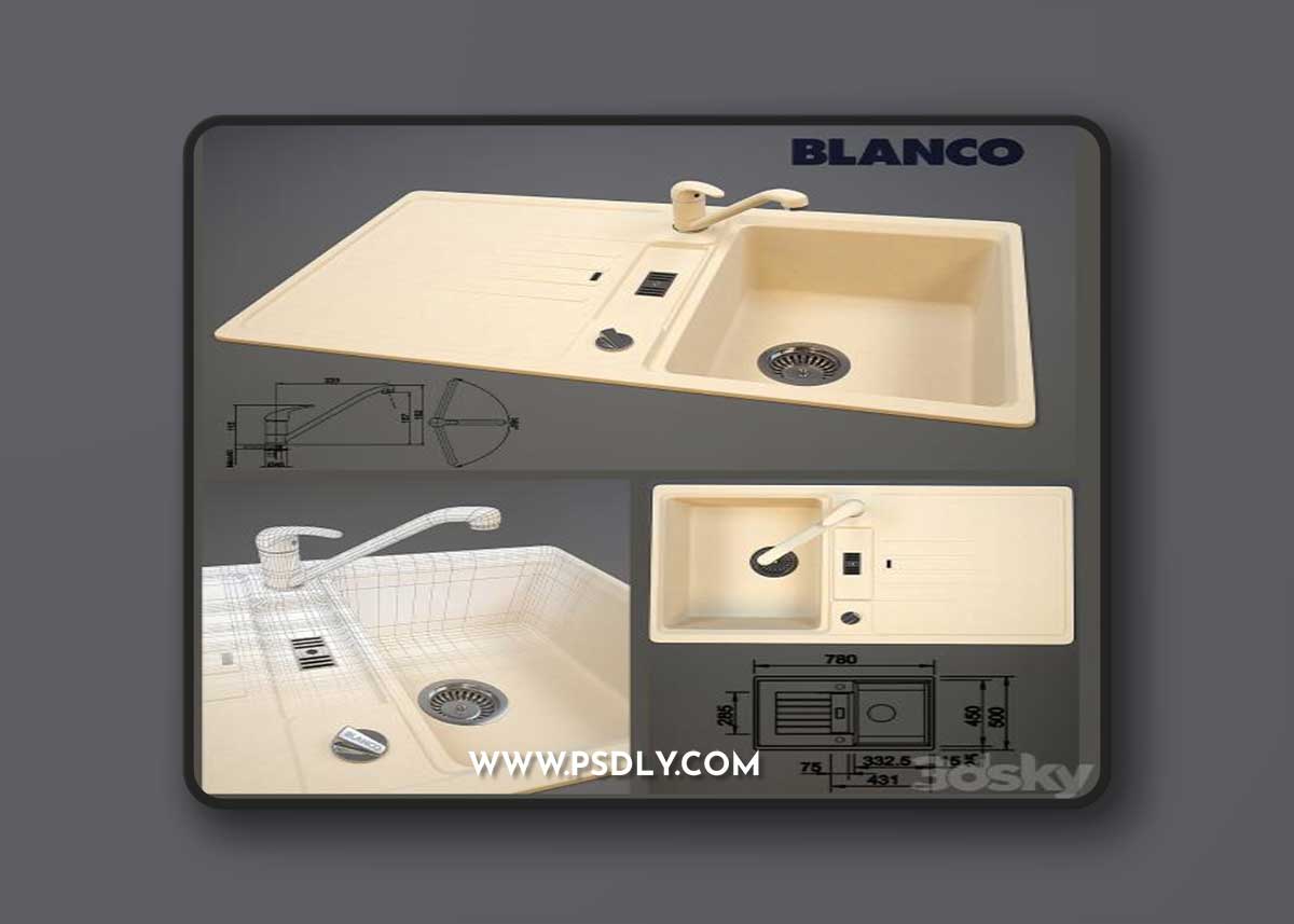 Blanco Silgranit Daras + Blanco Lexa 45S
