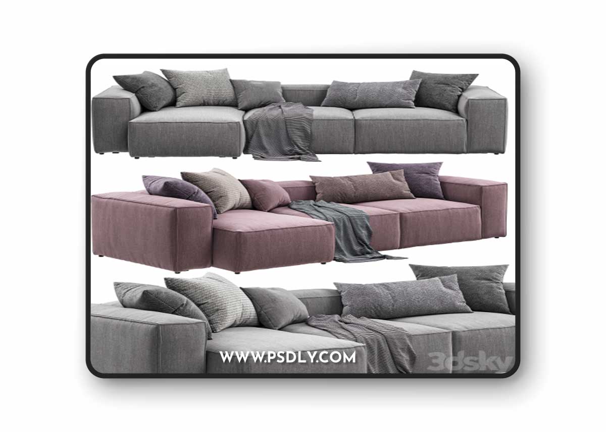 Bolia - Cosima (3-seat chaise longue sofa)
