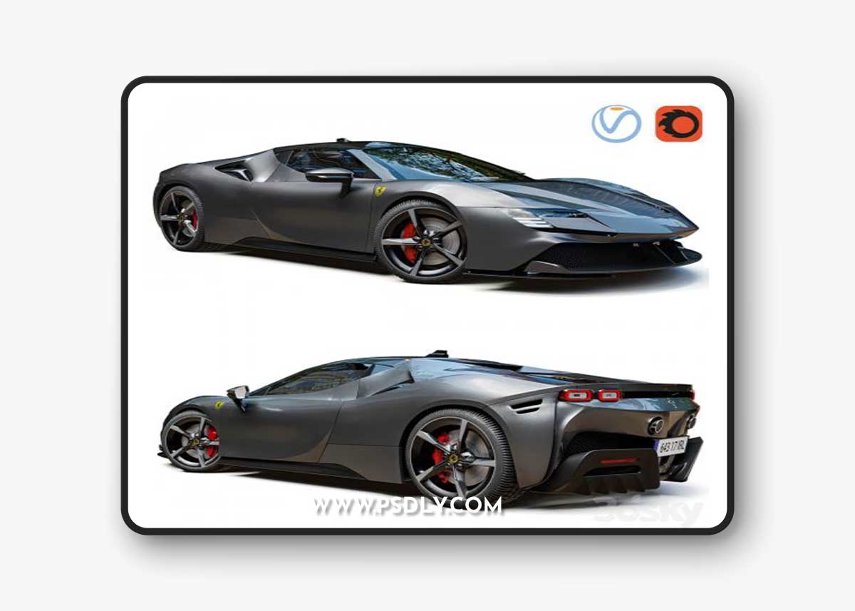 Ferrari SF90 3D Model
