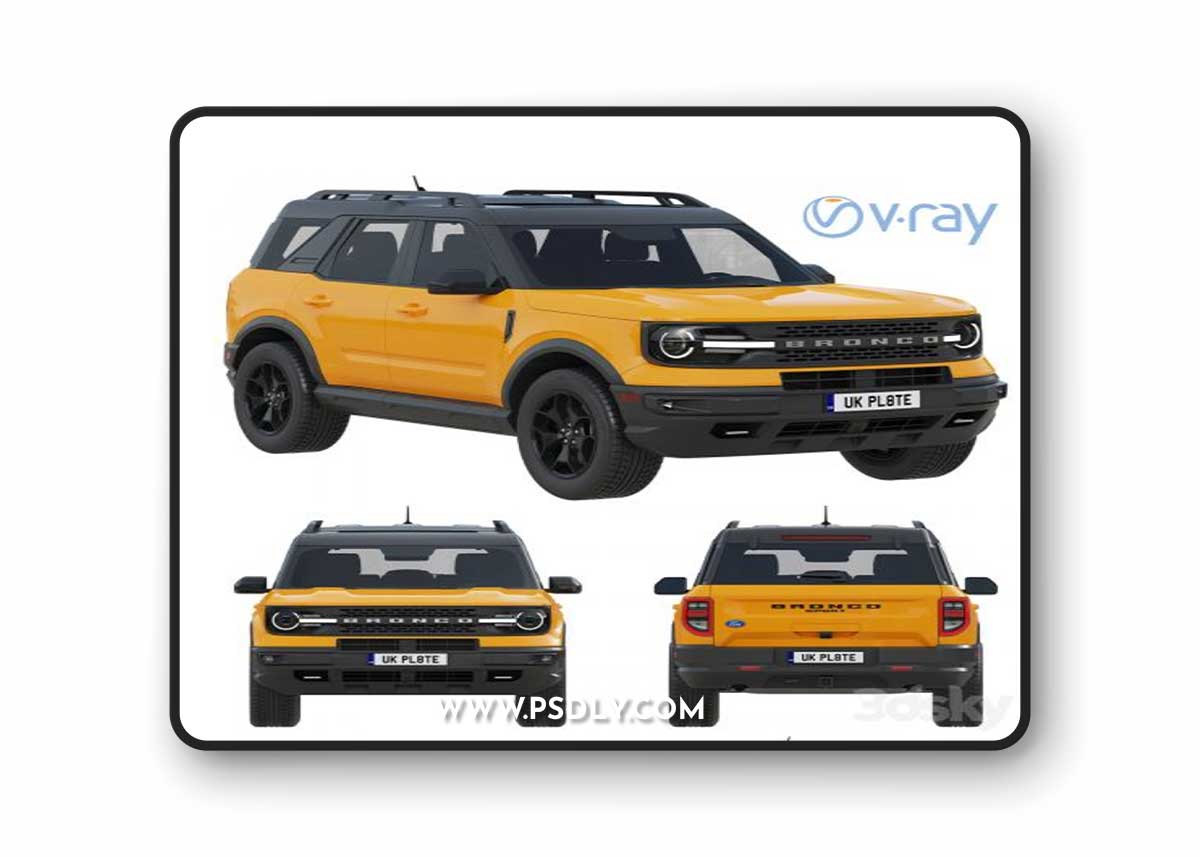 Ford Bronco sport 3D Model