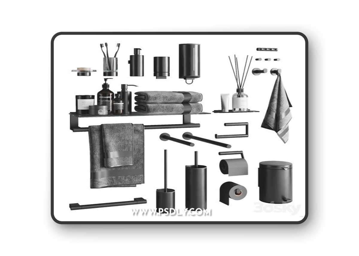 Haier kitchen set white 3D Model