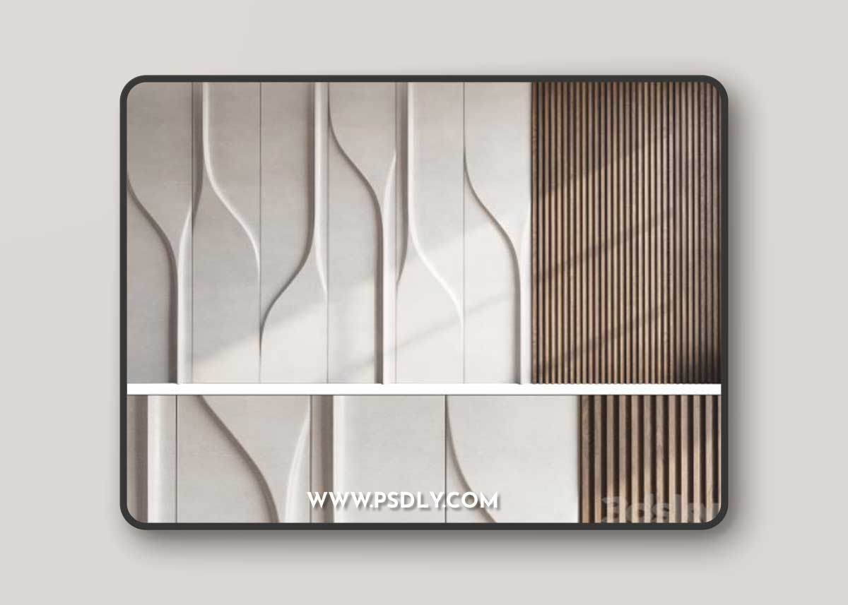 Headboard 3d Wall Panel 33 3D Model