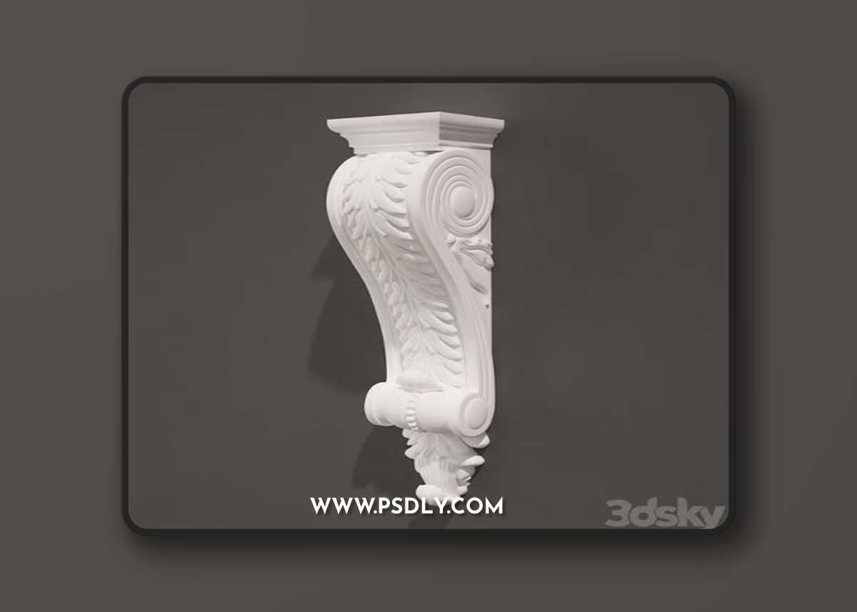 Holder Antique Style 4253 3D Model