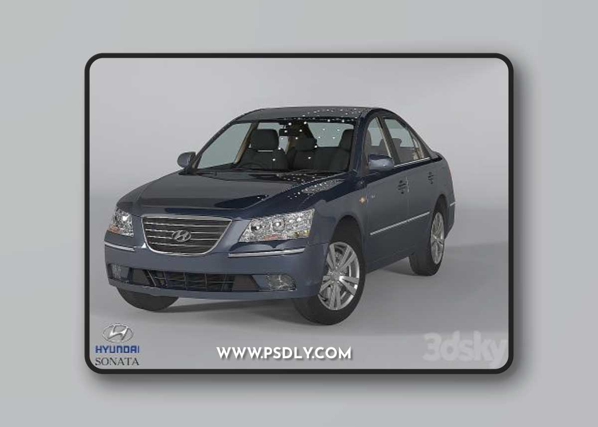 Hyundai Sonata 3D Model