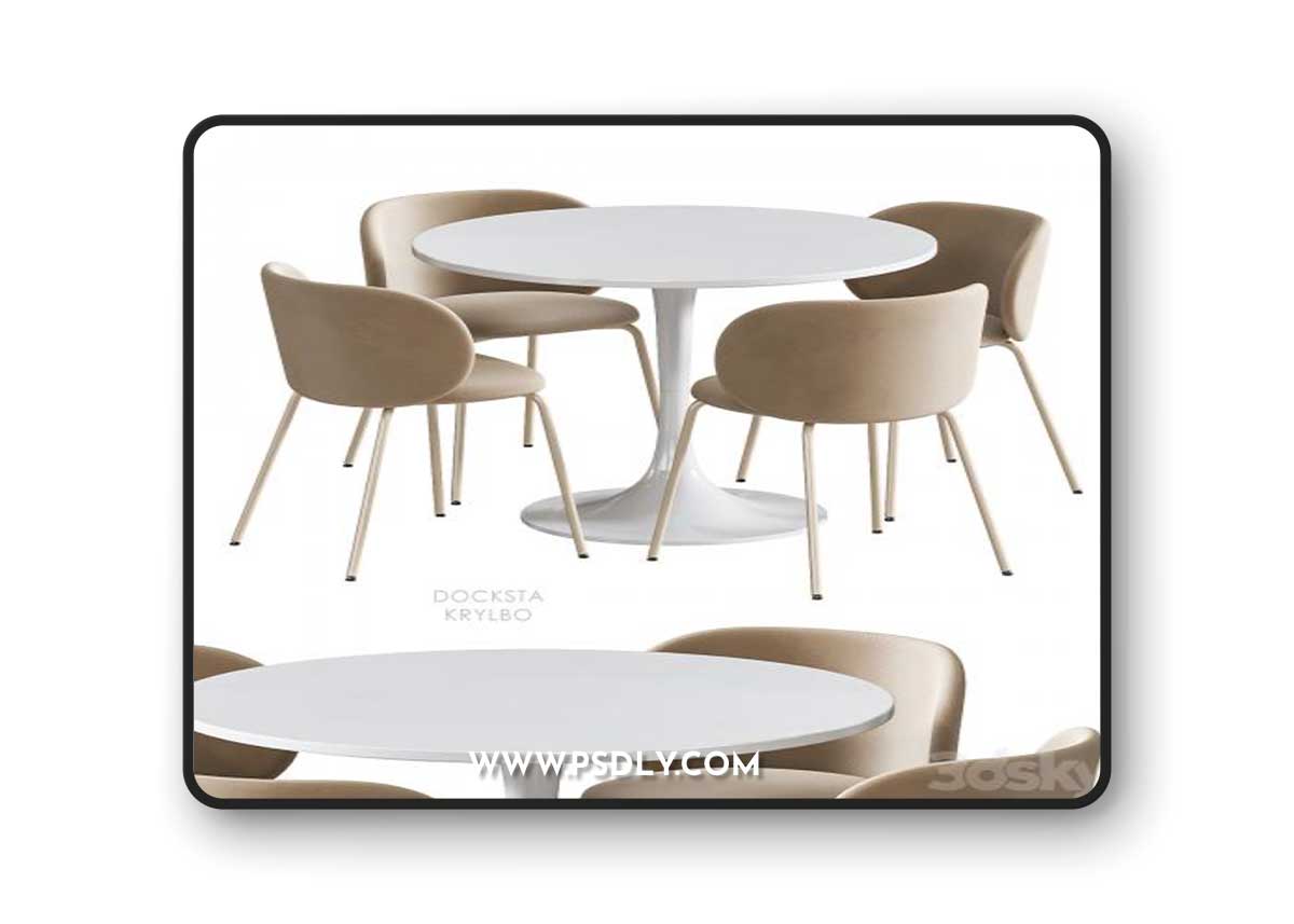IKEA DOCKSTA KRYLBO table and chairs