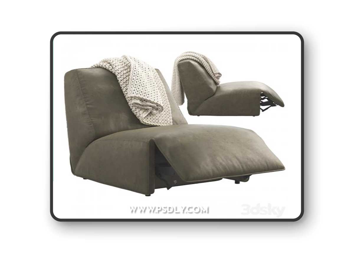 Joybird Clover Leather Chair (option 2)