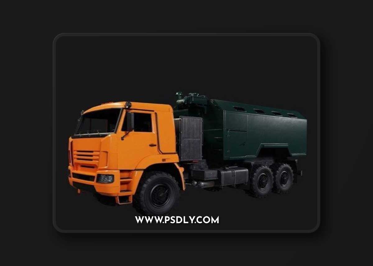 Kamaz Truck 3D Model