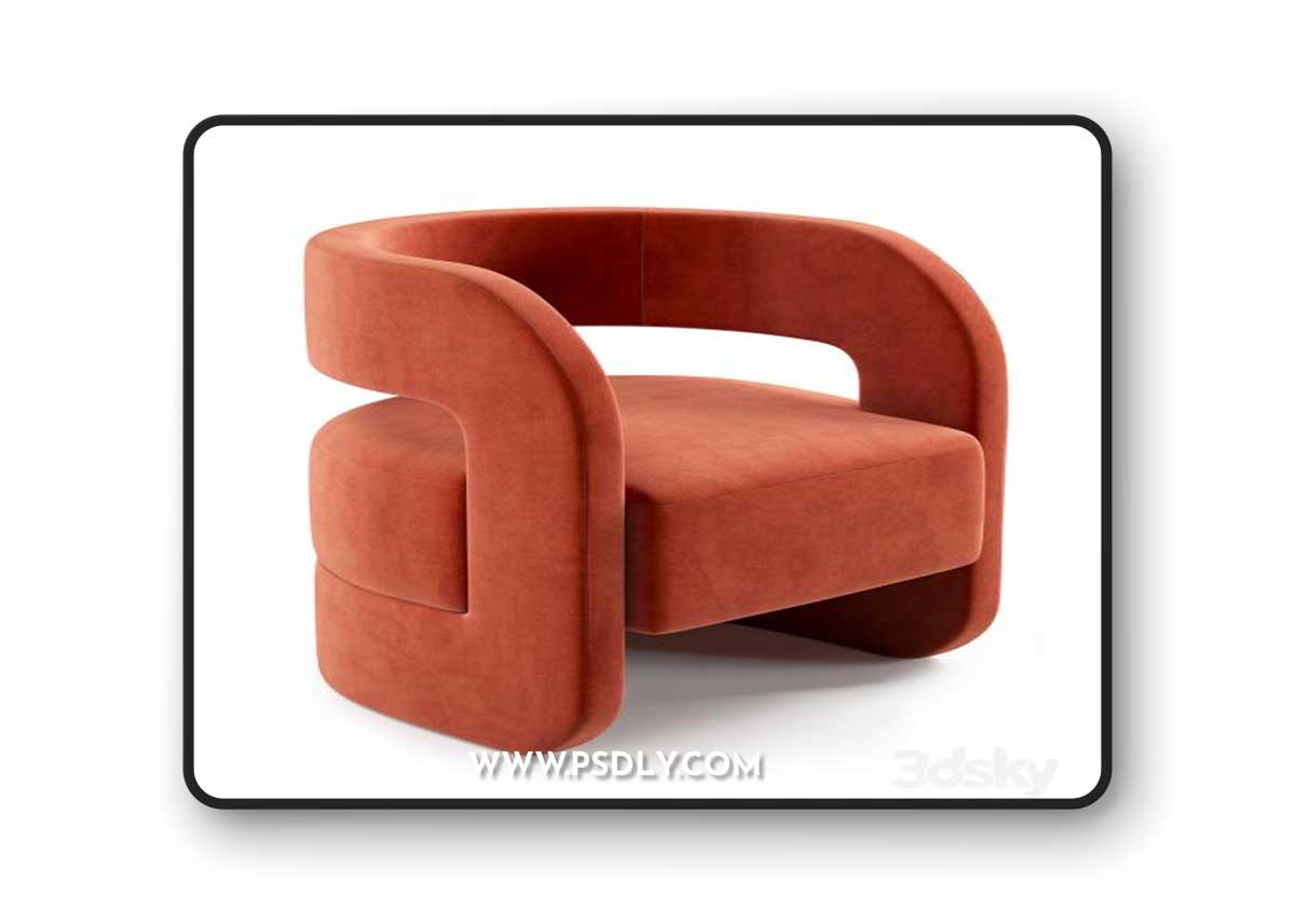 Kirby Chair by Mgbw Home 3D Model