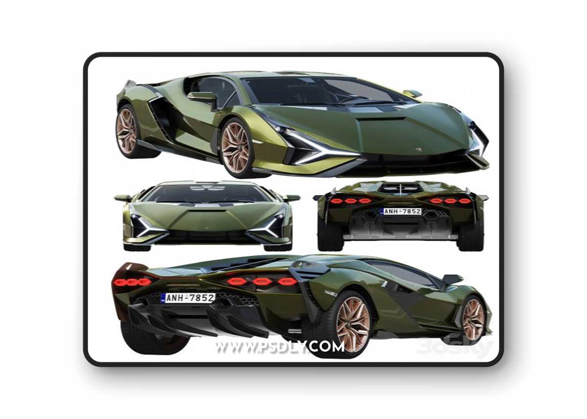 Lamborghini Sian 3D Model
