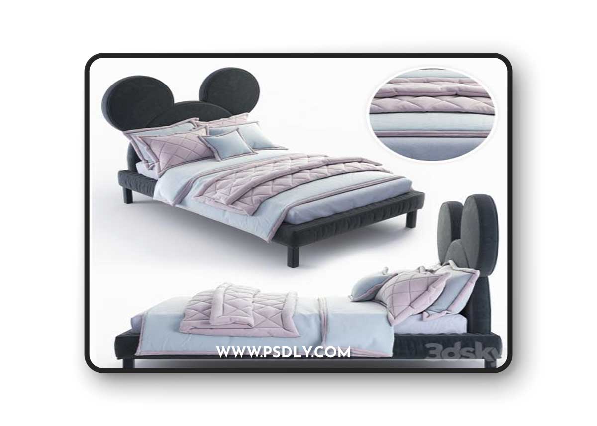 Mickey Mouse - Mickey Mouse bed by DG HOME