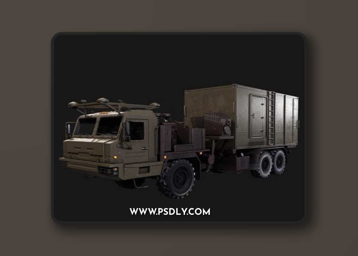 Military Truck 3D Model