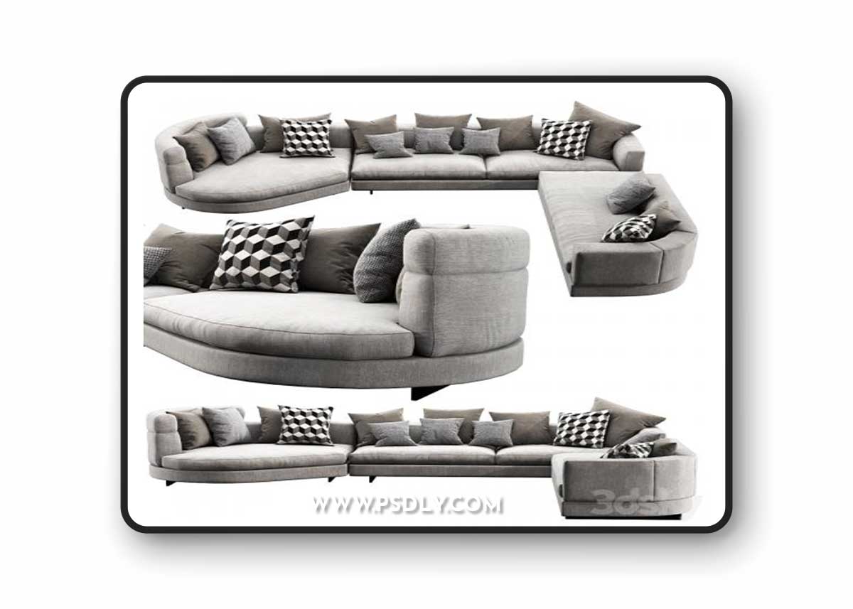 Minotti Alexander Arrangement 03 3D Model