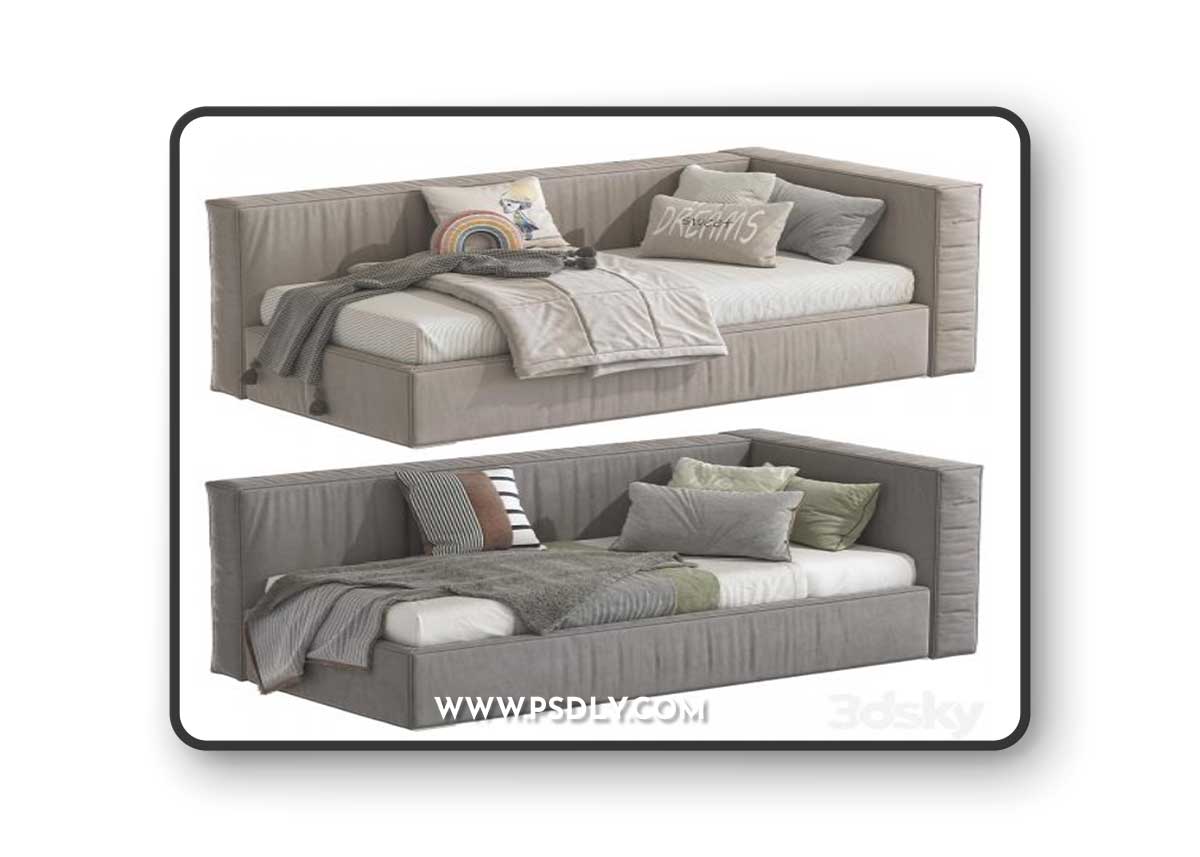 Modern style sofa bed 281 3D Model