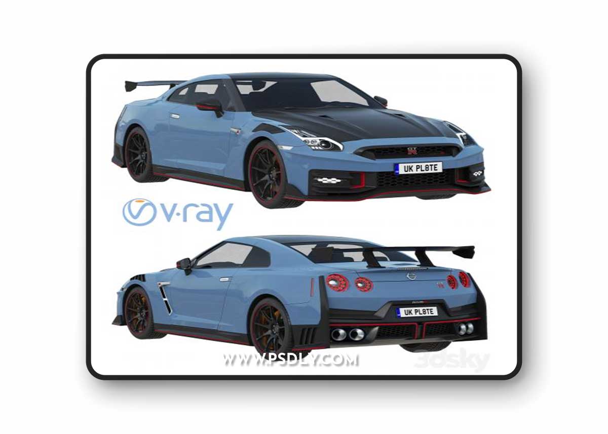 Nissan GT-R Nismo 2024 3D Model