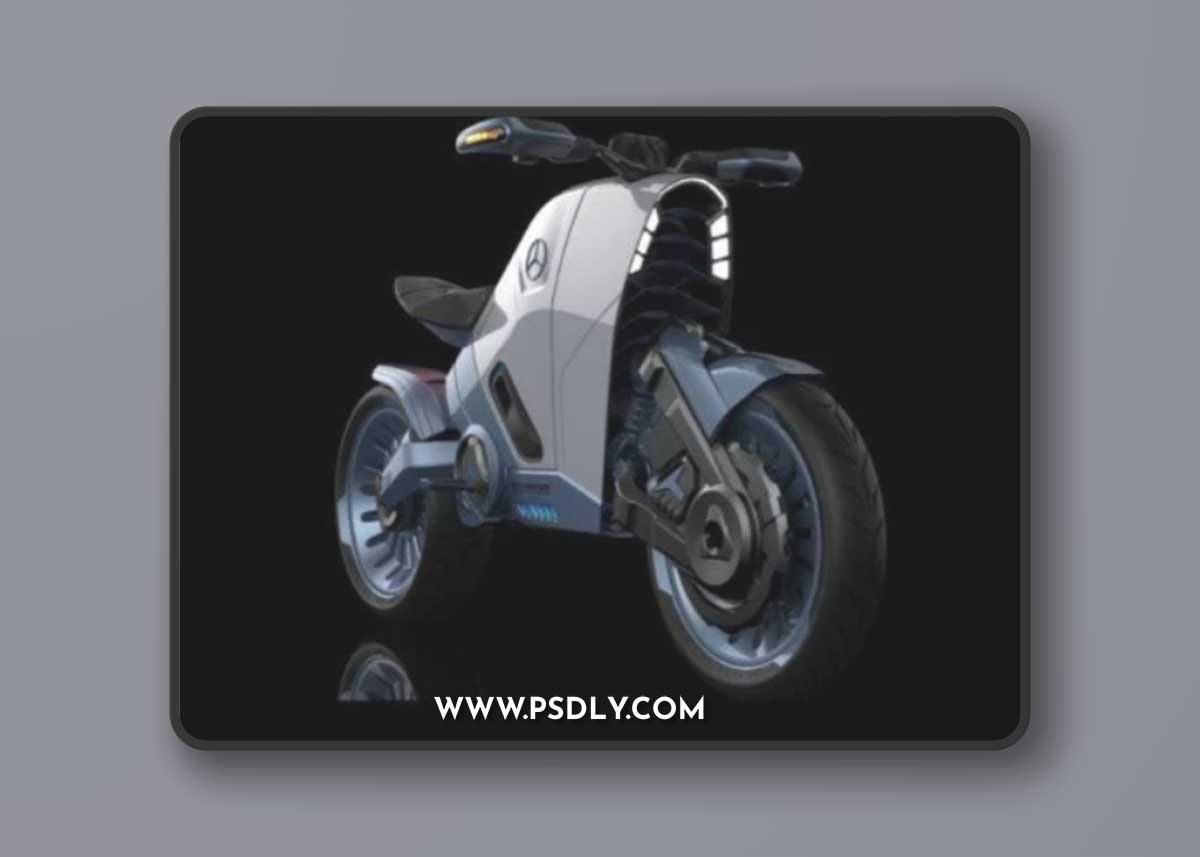 SMARANZA Mercedes concept electrical Motorcycle