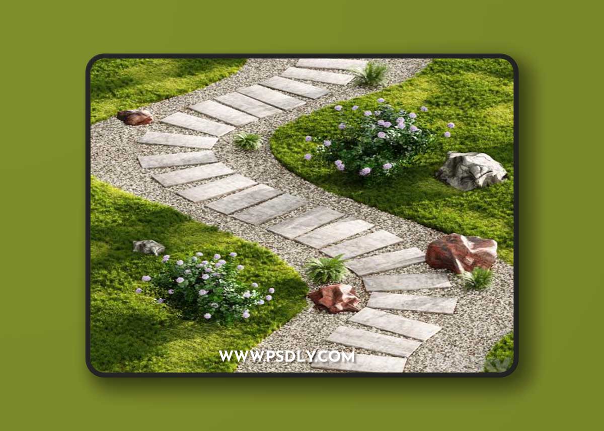 Stepping Stone Designs Decorative Floor Grass 04