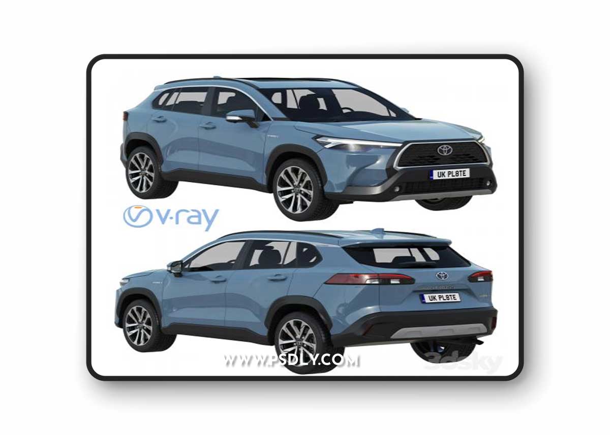 Toyota Corolla Cross 2023 3D Model