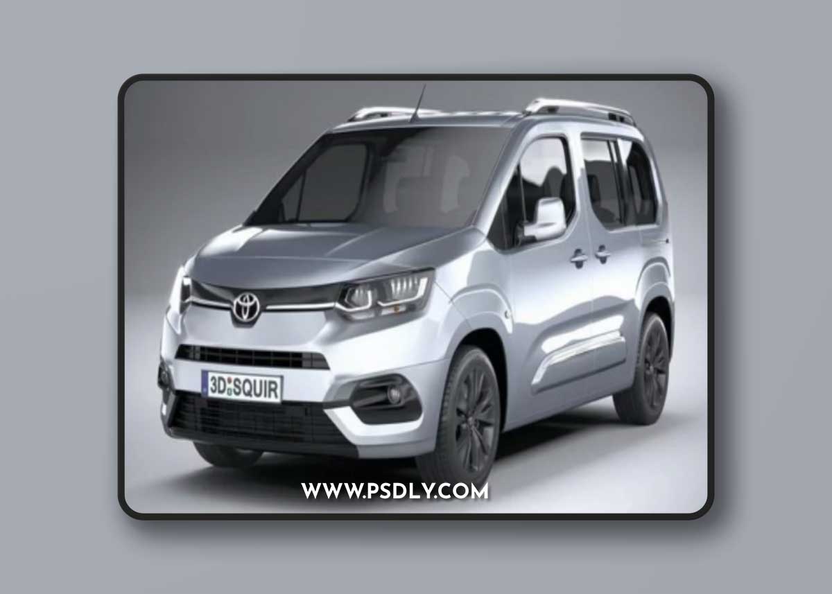 Toyota ProAce City 2020 3D Model