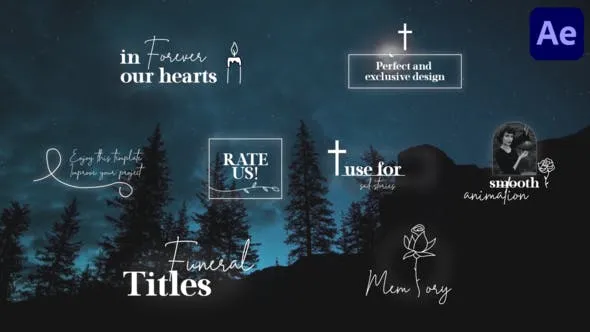 Videohive Funeral Titles for After Effects 50446687