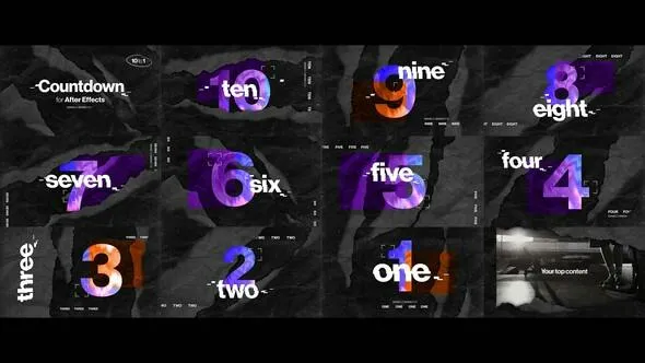 Videohive Top 10 Countdown Video Template 50433818