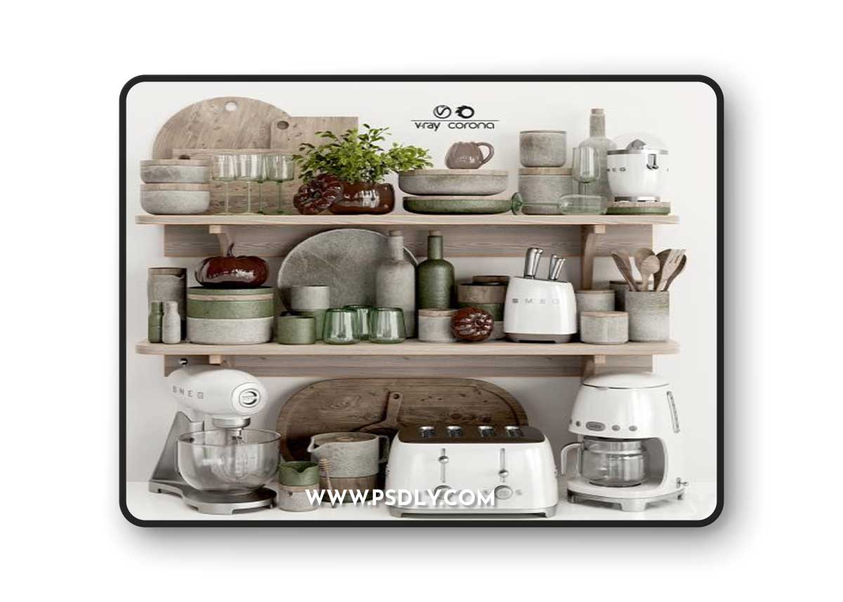 Accessories smeg 02 3D Model