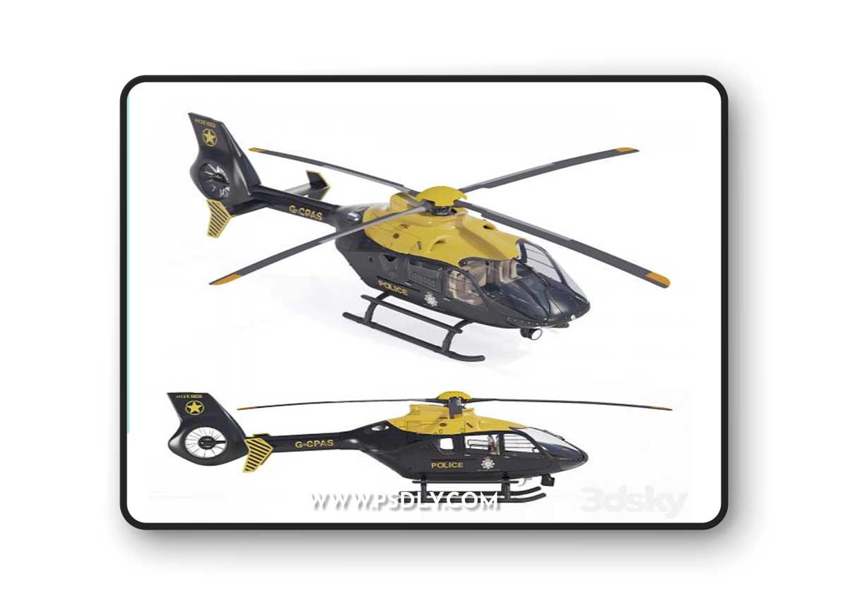 Airbus Helicopter H135 3D Model