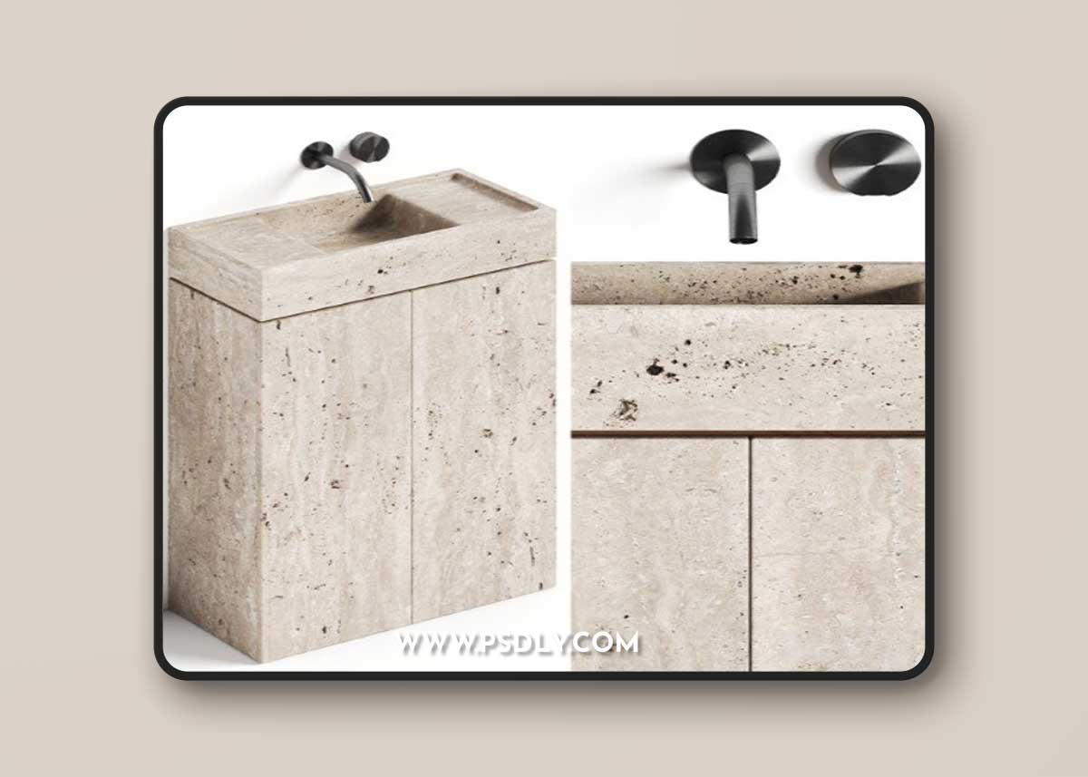 Atelier Il Granito Rocco Stone Bathroom Vanity