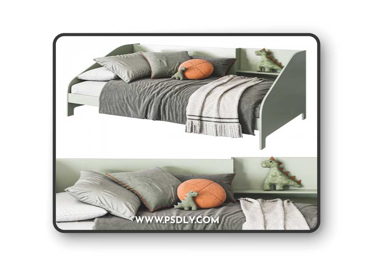 Bed with shelves Tagahe by LA REDOUTE INTERIEURS