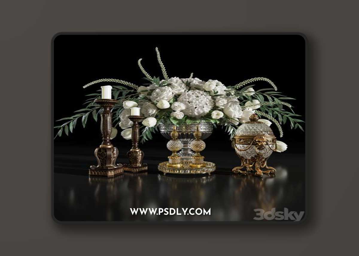 Decoration Set 28 Elegant and Antique