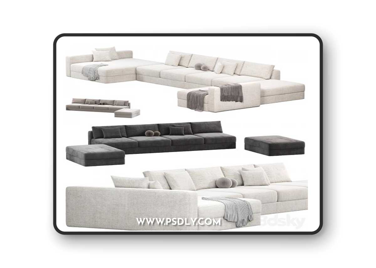 HAROLD Sofa by Meridiani Sofas