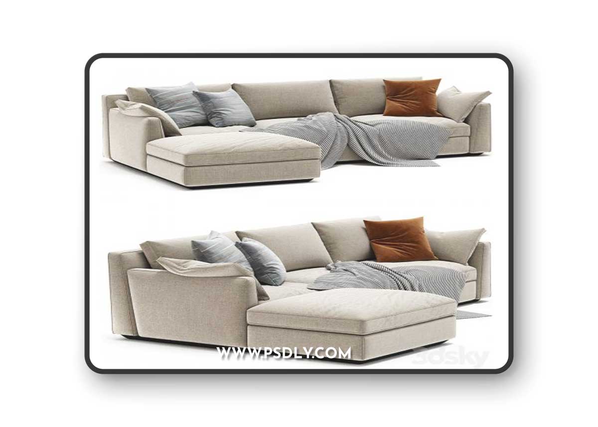 Horm Ellington Chaise Longue Sofa