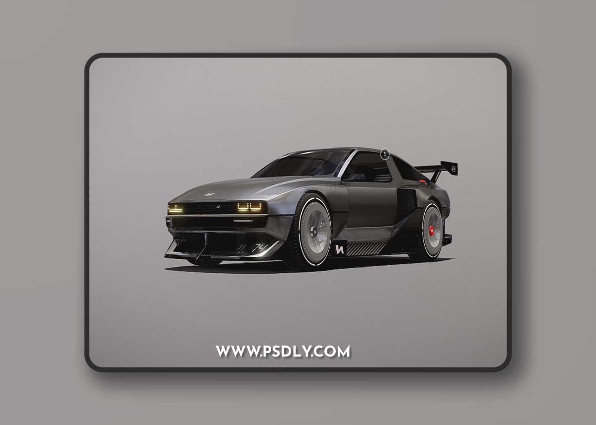 Hyundai N Vision 74 3D Model