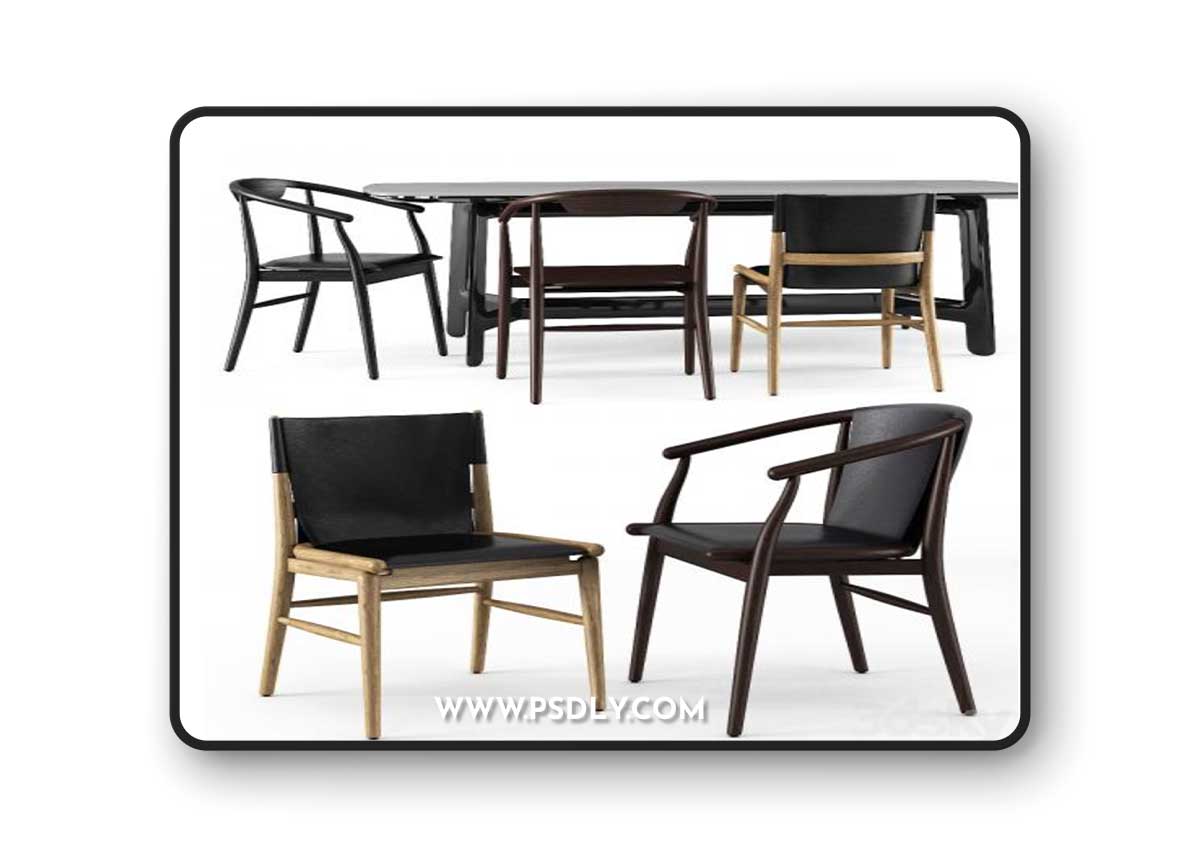 JENS CHAIRS and ALEX TABLE