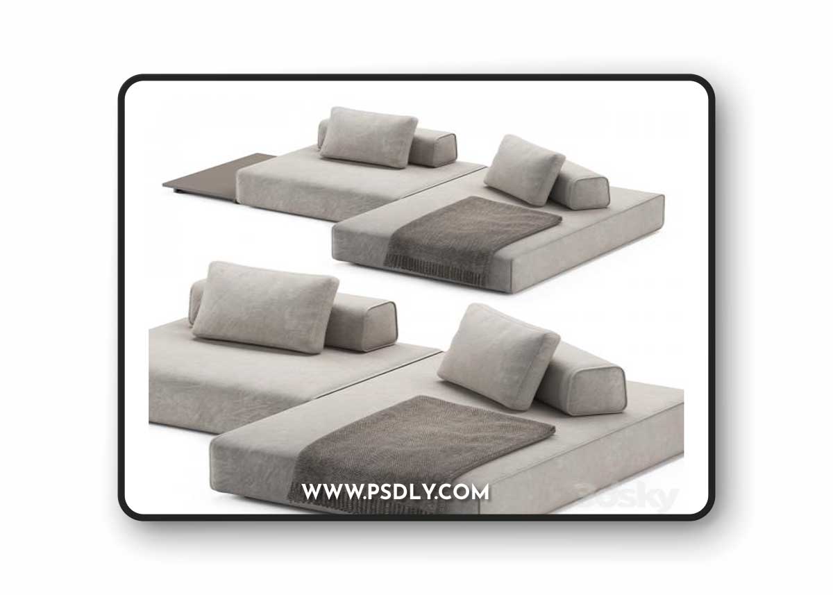 LEMAMOBILI NIVEAUX sofa 02 3D Model